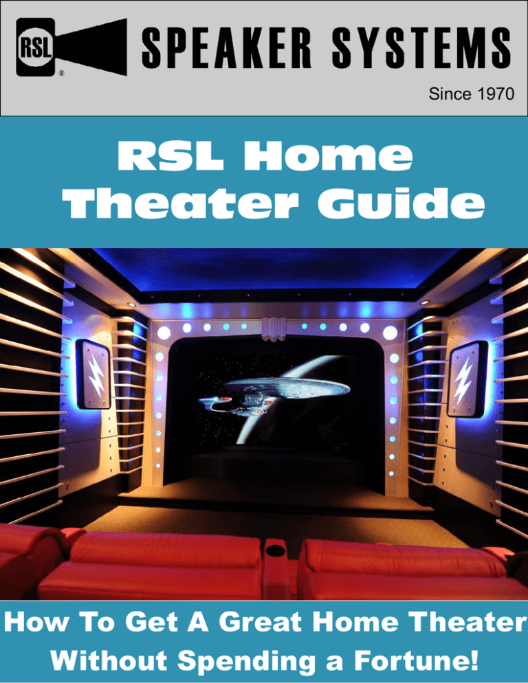 RSL Speedwoofer 10 Specifications RSL Speedwoofer 10 Specifications