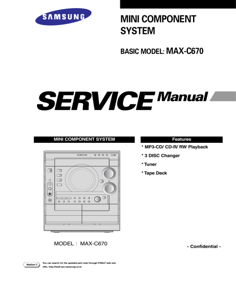 Samsung MAX-DJ750 Service manual Samsung MAX-DJ750 Service manual