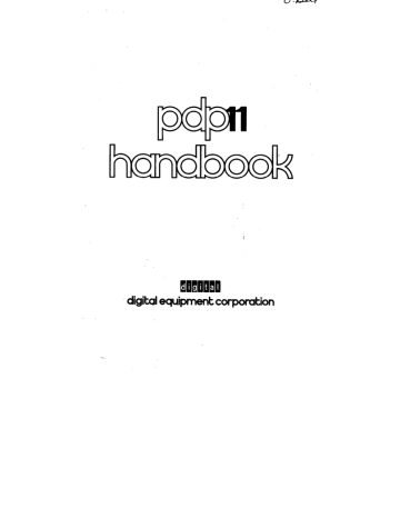 Digital Equipment Corporation PDP-9 Specifications | Manualzz