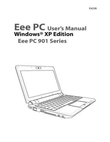 User's manual | Asus Eee PC 901 User`s manual | Manualzz