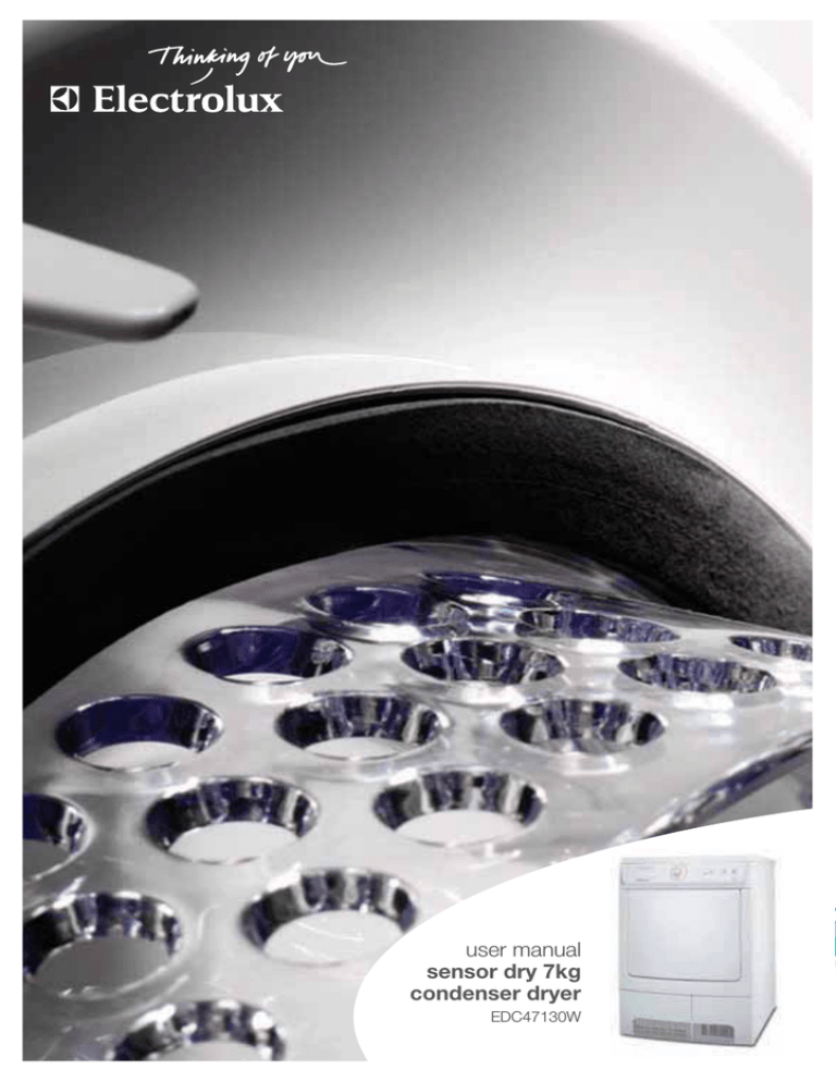 Electrolux EDC 505 E User manual Electrolux EDC 505 E User manual