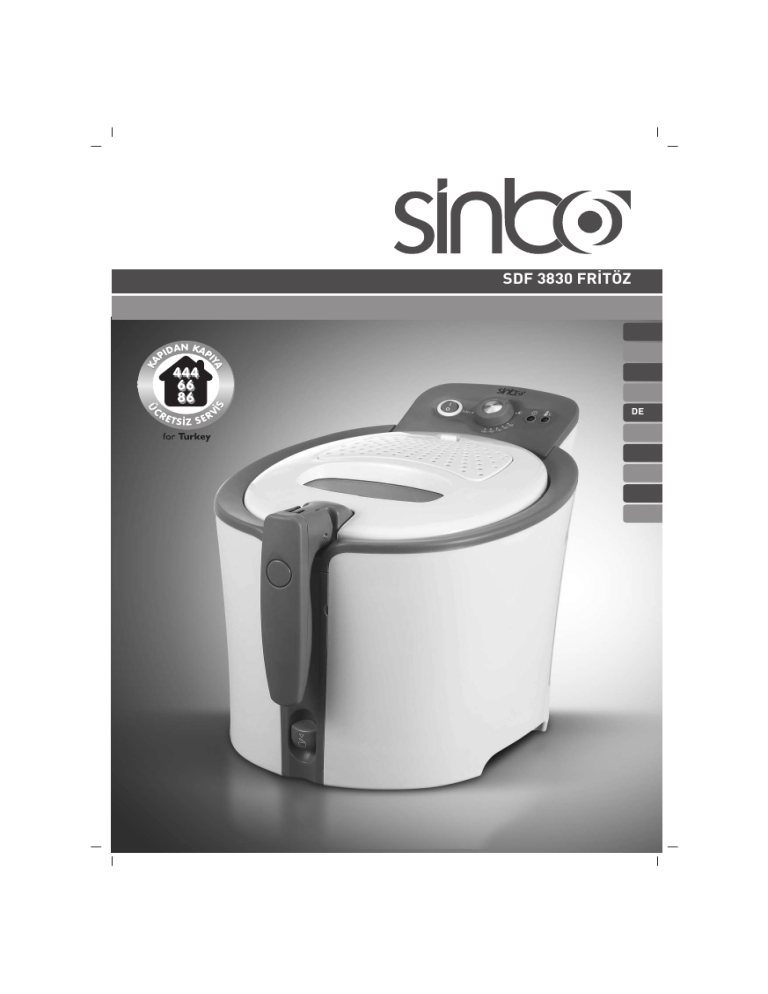 Sinbo SDF-3817 User manual Sinbo SDF-3817 User manual