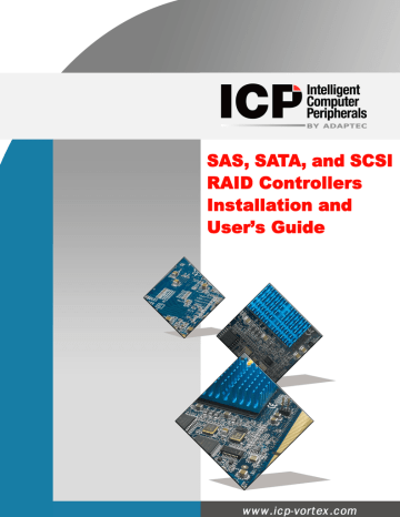 Adaptec ICP5805BL User's Guide | Manualzz Adaptec ICP5805BL User's Guide | Manualzz