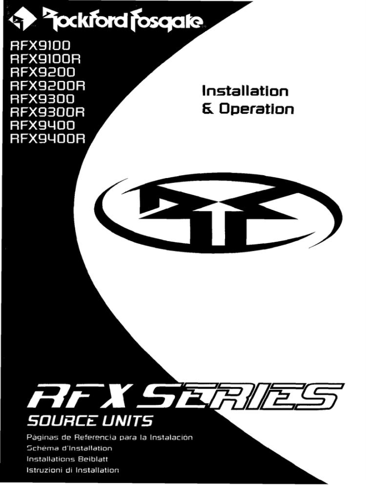 Philips RFX9400/79 Specifications Philips RFX9400/79 Specifications