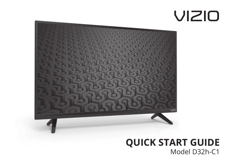 Vizio D32h-C1 Operating instructions Vizio D32h-C1 Operating instructions