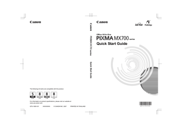 Product information | Canon MP800 - PIXMA Color Inkjet Product specifications | Manualzz