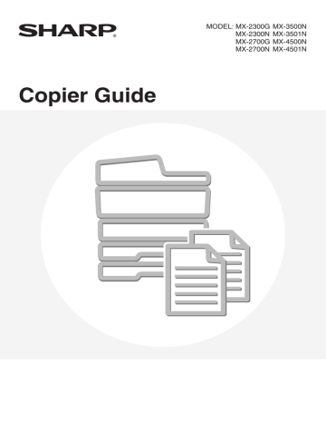 Sharp MX-2700G Manual Manual | Manualzz