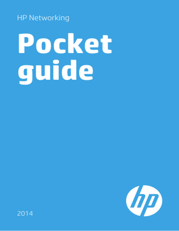 HP Networking Pocket Guide - 2013 HP Networking Pocket Guide - 2013