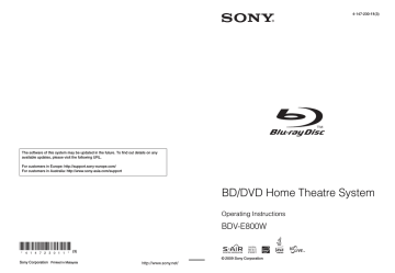Sharp CD-E800W Operating instructions Sharp CD-E800W Operating instructions