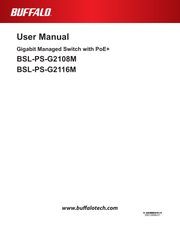 Buffalo Tech | BSL-PS-G2108M | PoE Switch User Manual | Manualzz