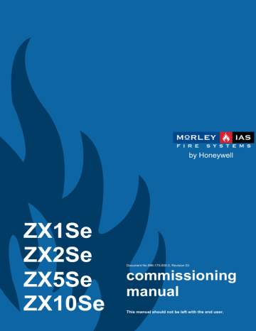 MORLEY ZX10Se Installation manual | Manualzz MORLEY ZX10Se Installation manual | Manualzz