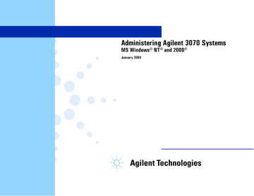 Product information | Agilent Technologies 3070 System information | Manualzz