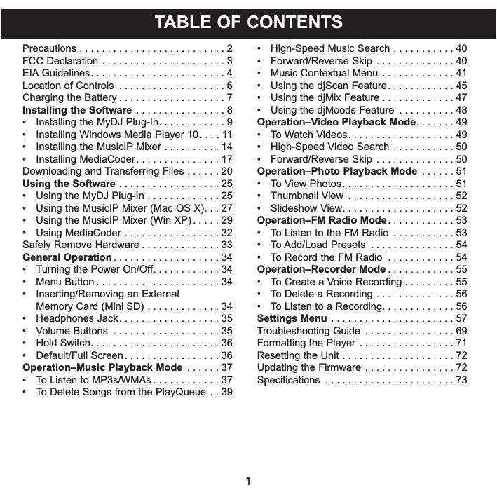Memorex MMP8640 - 4 GB Digital Player Troubleshooting guide Memorex MMP8640 - 4 GB Digital Player Troubleshooting guide