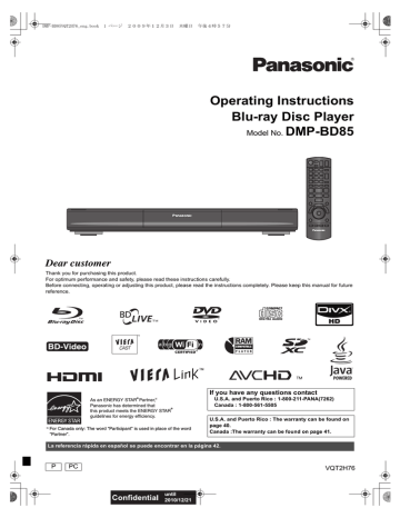 Diga DMR-PWT520 Operating instructions Diga DMR-PWT520 Operating instructions