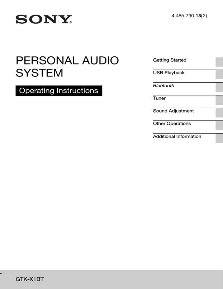 MB Audiosystems MB Series Operating instructions MB Audiosystems MB Series Operating instructions