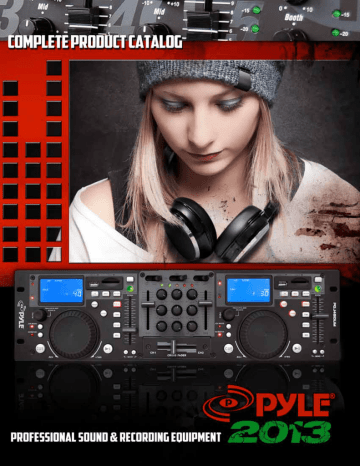 PYLE Audio PYD1270 Specifications PYLE Audio PYD1270 Specifications