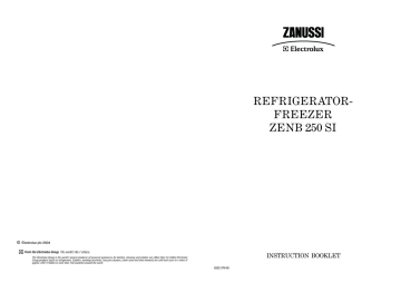 Zanussi ZENB 250 SI Specifications Zanussi ZENB 250 SI Specifications
