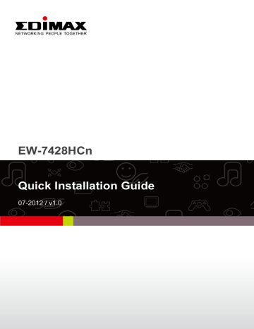Edimax EW-7206GAb Installation guide | Manualzz