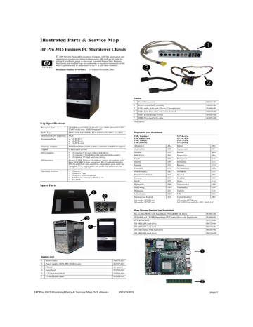 HP Pro 3015 Microtower PC Specifications | Manualzz HP Pro 3015 Microtower PC Specifications | Manualzz