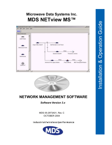 MX-2100 | User manual | MDS NETview MS™ Quick Start | Manualzz