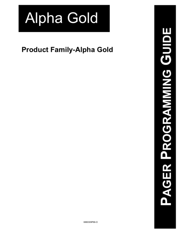 Motorola ADVISOR Gold Troubleshooting guide Motorola ADVISOR Gold Troubleshooting guide