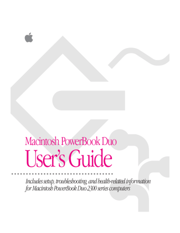Apple PowerBook 200 Series User`s guide | Manualzz Apple PowerBook 200 Series User`s guide | Manualzz