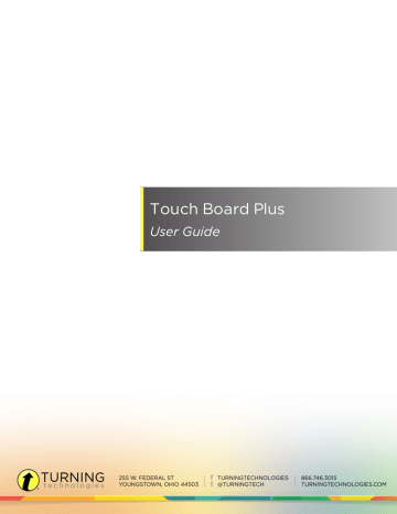 Turning Technologies Touch Board User guide | Manualzz