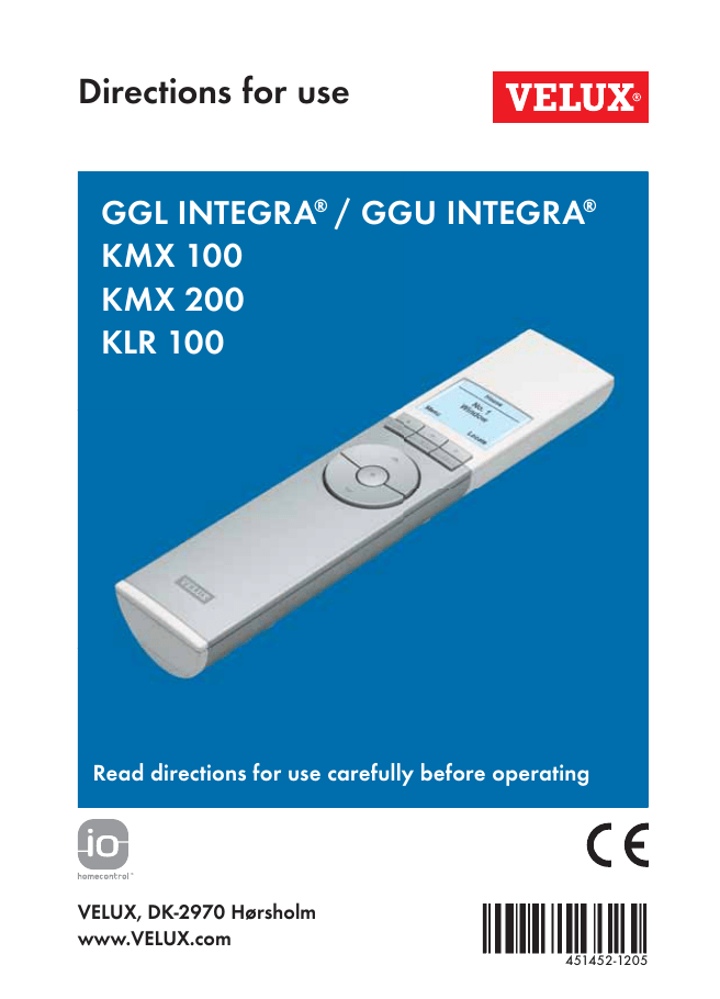 Velux KMX 100 Specification Velux KMX 100 Specification