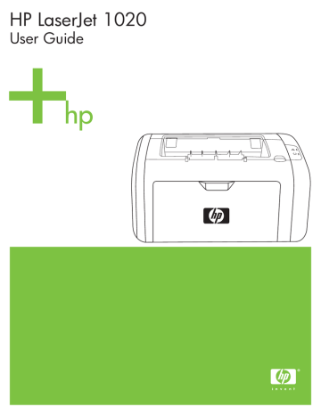 Access HD LaserJet 1020 Printer series, 1020A User guide Access HD LaserJet 1020 Printer series, 1020A User guide