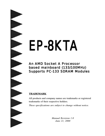 EPOX EP-8KTA Owner's Manual | Manualzz EPOX EP-8KTA Owner's Manual | Manualzz