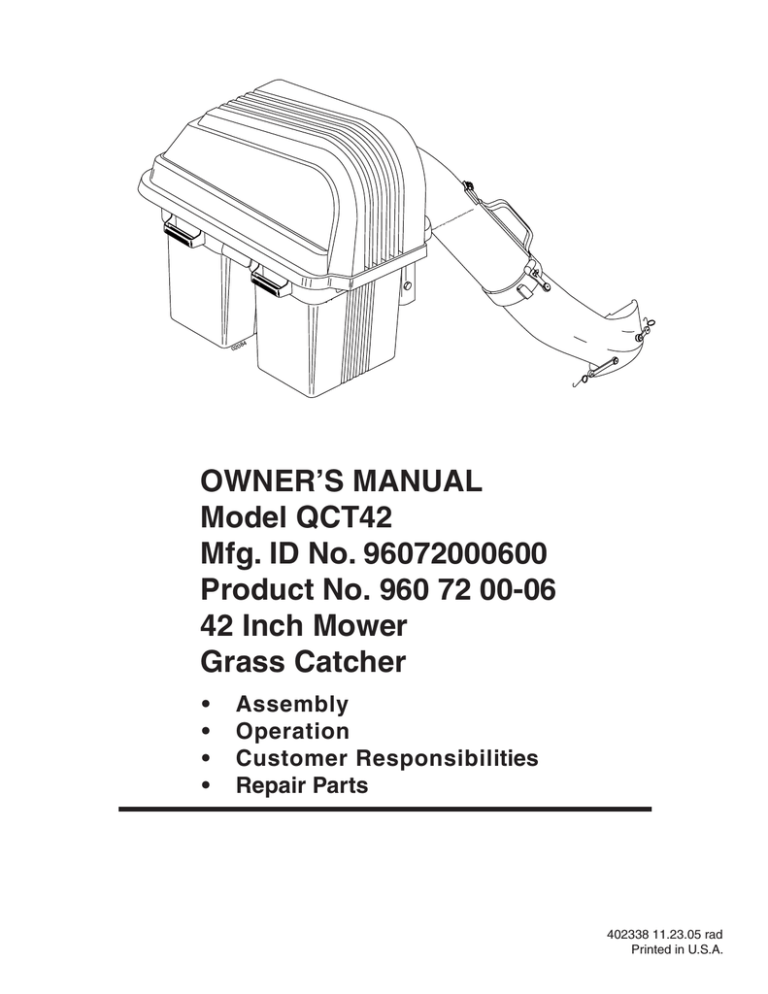 Electrolux 960 72 00-06 Owner's manual Electrolux 960 72 00-06 Owner's manual