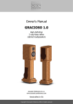Acoustic Preference GRACIOSO 1.0 Owner's Manual