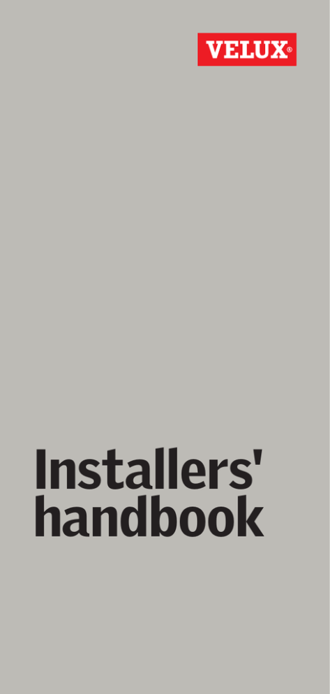 Velux GGU INTEGRA User manual Velux GGU INTEGRA User manual