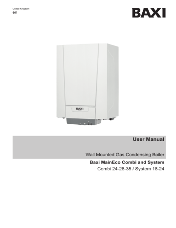 Baxi MainEco System User guide | Manualzz