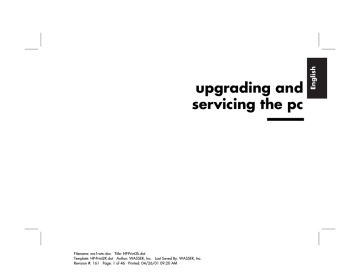 HP 79XXY Specification HP 79XXY Specification