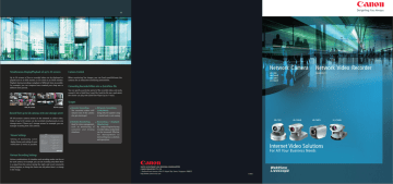 Canon VB-C50i/VB-C50iR User manual Canon VB-C50i/VB-C50iR User manual