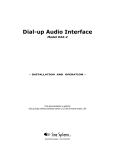 Sine Systems DAI-2 Installation and Operation Manual