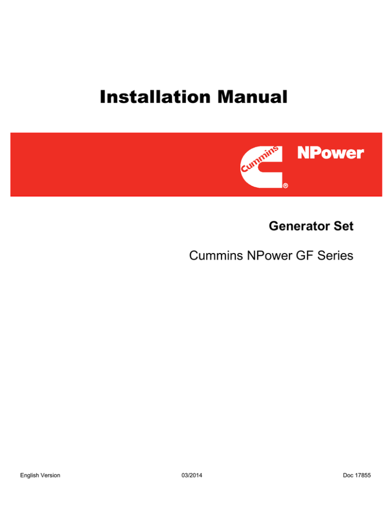 CUMMINS ED-3 Installation guide CUMMINS ED-3 Installation guide