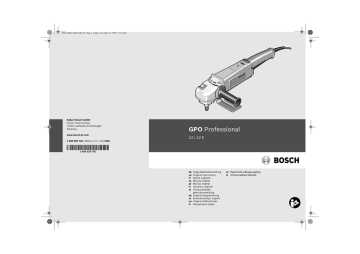 Bosch GPO 14 CE Professional Operating instructions Bosch GPO 14 CE Professional Operating instructions