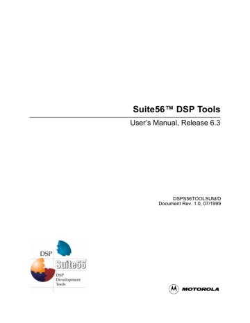 User's manual | Motorola DSP56602 User`s manual | Manualzz