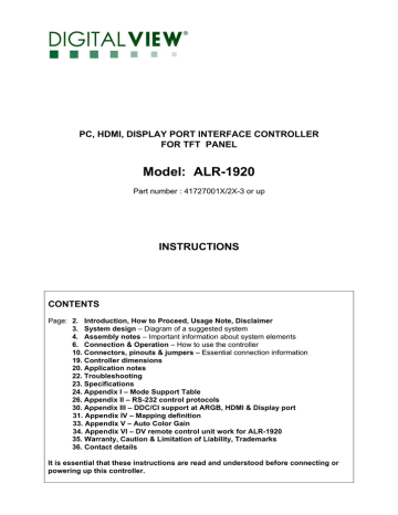 AMX ALR-AMP-8 Specifications | Manualzz AMX ALR-AMP-8 Specifications | Manualzz