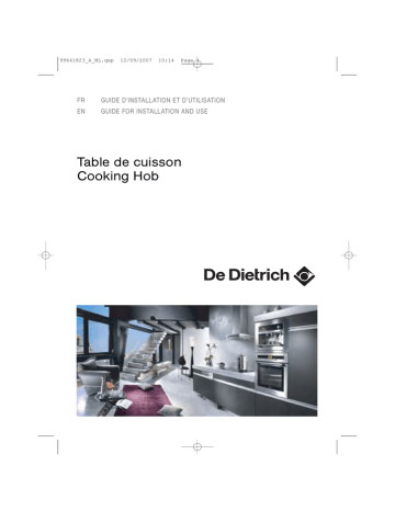 DeDietrich G31 Manual For Installation And Use | Manualzz