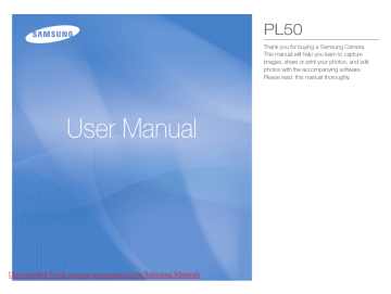 Samsung PL50 User manual Samsung PL50 User manual