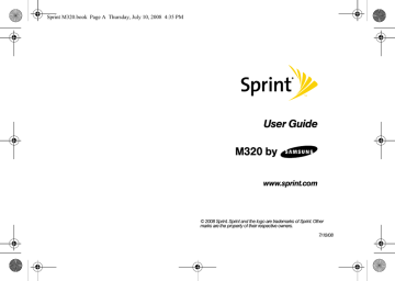 Samsung M320 User guide Samsung M320 User guide