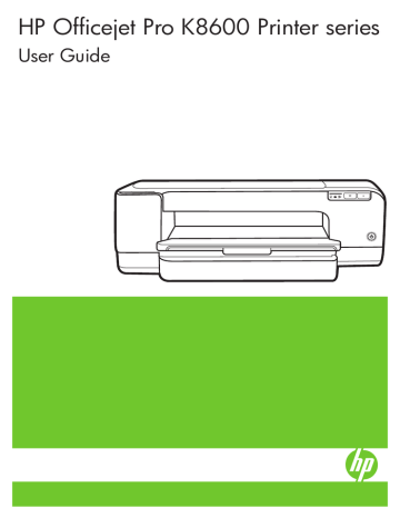 HP Deskpro EN FC 6550 Plus, Officejet Pro K8600 Printer series User guide HP Deskpro EN FC 6550 Plus, Officejet Pro K8600 Printer series User guide