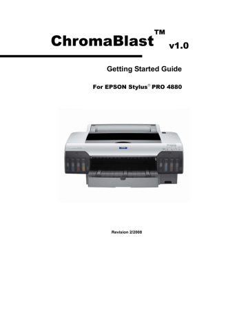 Epson ChromaBlast v1.0 Getting Started Guide | Manualzz