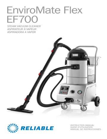 Reliable EnviroMate Flex EF700 Instruction manual Reliable EnviroMate Flex EF700 Instruction manual