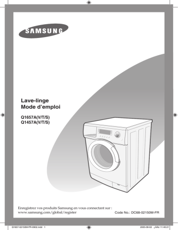 Samsung Q1657AT, Q1457AT, Q1457A(V/T/S) User's manual Samsung Q1657AT, Q1457AT, Q1457A(V/T/S) User's manual