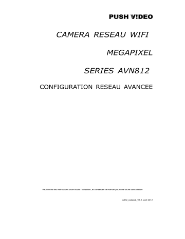 Push Video AVN812 User manual Push Video AVN812 User manual