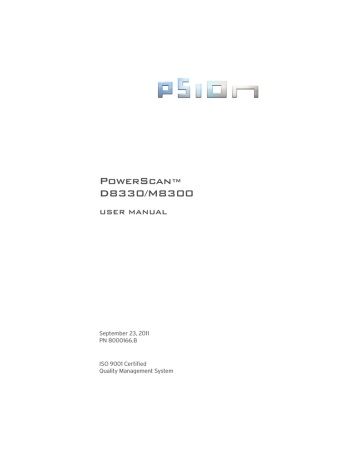 Cursor Control. Psion PowerScan M8300 series | Manualzz